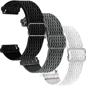 Geiomoo 20mm 22mm Nylon Band for Watches and Smartwatches, Replacement Strap
