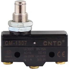 uxcell a15113000ux2352 AC 380V 15A SPDT Momentary High Push Plunger Micro Switch Micro Switch in Kuwait
