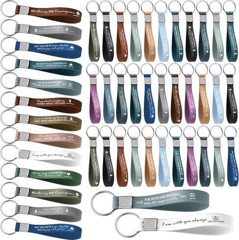 Unittype 200 قطعة عيد الميلاد المسيحية الكتاب المقدس الآية سلاسل المفاتيح ملهمة الكتاب المقدس Keyrings هدية الدينية السائبة للكنيسة in Saudi Arabia