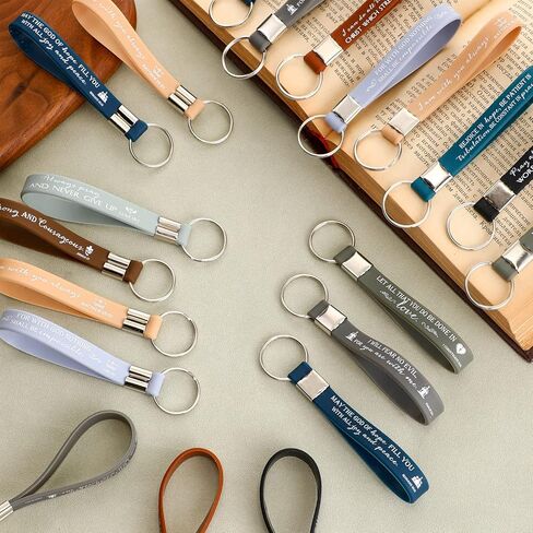 Unittype 200 قطعة عيد الميلاد المسيحية الكتاب المقدس الآية سلاسل المفاتيح ملهمة الكتاب المقدس Keyrings هدية الدينية السائبة للكنيسة in Saudi Arabia