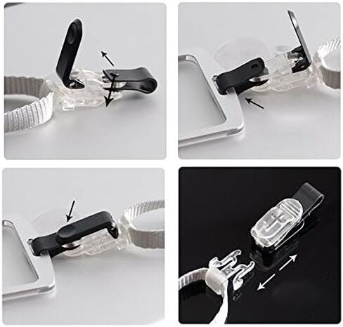 KINGSUM Aluminum Badge Holder with Detachable Neck Lanyard/Strap for ID Card, Working Card, Name Tag (Silver) in Kuwait