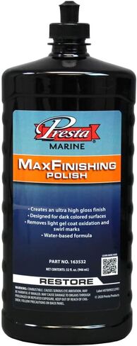 Presta 163532 MaxFinishing Polish للحصول على لمسة نهائية خالية من الدوامات على طبقة الجل والأسطح المركبة - 32 أونصة. in Kuwait
