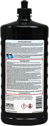 Presta 163532 MaxFinishing Polish للحصول على لمسة نهائية خالية من الدوامات على طبقة الجل والأسطح المركبة - 32 أونصة. in Kuwait