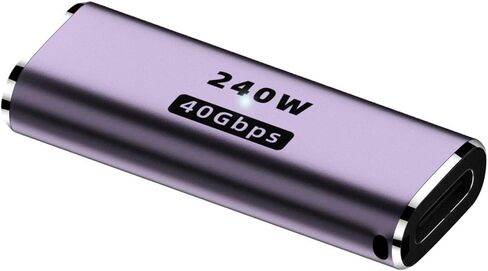 JORINDO 2 pcs Type-C PD 240W Converter,90 Degree USB-C Male to Female Fast Charging Adapter，Type-C Adapter Extender Compatible for Switch, Notebook Computers, Tablet (90° Elbow（Male to Female）) in Saudi Arabia