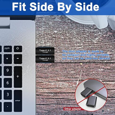 Leehitech USB 3.0 90 درجة زاوية يسار يمين USB-A ذكر إلى أنثى محول موصل موسع، محول تمديد USB 2 قطعة لأجهزة الكمبيوتر المحمولة، وشواحن الحائط، وبنوك الطاقة in Kuwait