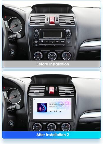 راديو سيارة ستيريو Android 12 8-Core 4G+32G لسيارة Subaru Forester Impreza WRX 2013-2015 مع Carplay اللاسلكي Android Auto 9 بوصة شاشة QLED واي فاي GPS ملاحة بلوتوث 5.0 in Kuwait