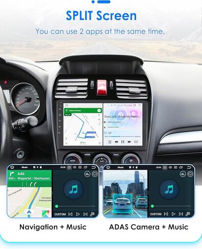 راديو سيارة ستيريو Android 12 8-Core 4G+32G لسيارة Subaru Forester Impreza WRX 2013-2015 مع Carplay اللاسلكي Android Auto 9 بوصة شاشة QLED واي فاي GPS ملاحة بلوتوث 5.0 in Kuwait