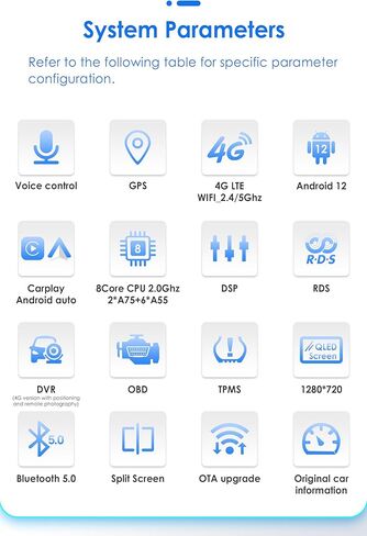 راديو سيارة ستيريو Android 12 8-Core 4G+32G لسيارة Subaru Forester Impreza WRX 2013-2015 مع Carplay اللاسلكي Android Auto 9 بوصة شاشة QLED واي فاي GPS ملاحة بلوتوث 5.0 in Kuwait