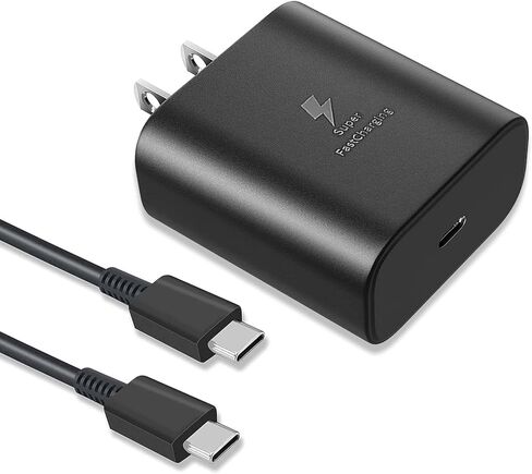 25W USB-C Fast Wall Charger Charging Cable Cord for Samsung Galaxy Z Fold 4,Z Flip 4,Z Fold 3,A10e A13 A12 A32 A52 A51 A71 A72 A73 A33 5G,S22 Ultra/S22 Plus,S21 S20 Ultra, Note 20 10 9 8, Tab A8 in Kuwait