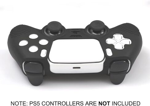 Bealuffe Controller Skin 2 Pack for PS5, Controller Cover for PS5 Silicone Protective Cover with Thumb Grip Caps in Kuwait