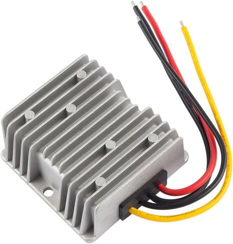 منظم تحويل الطاقة uxcell DC24V (20V~35V) إلى DC19V 5A 95W محول الجهد الكهربي المقاوم للماء in Saudi Arabia