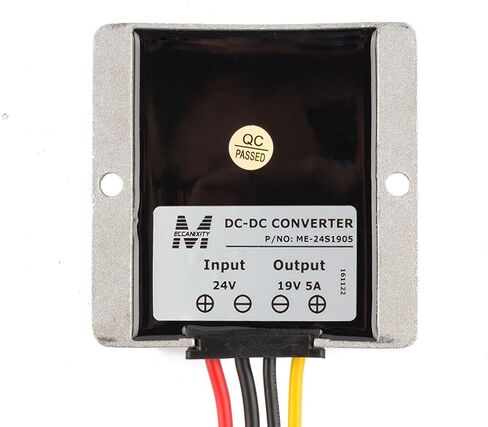 منظم تحويل الطاقة uxcell DC24V (20V~35V) إلى DC19V 5A 95W محول الجهد الكهربي المقاوم للماء in Saudi Arabia