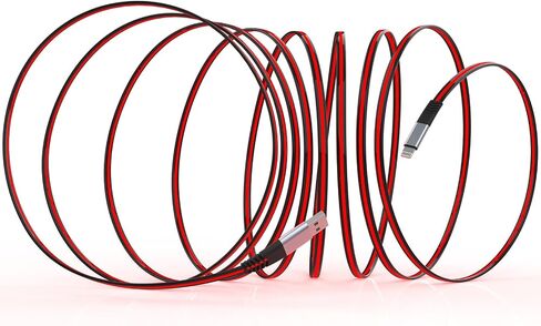 شاحن iPhone، كابل إضاءة LED [معتمد من Apple MFi] سلك إضاءة USB للشحن/المزامنة متوافق مع iPhone SE 11 11 Pro 11 Pro Max Xs MAX XR X 8 7 6S، iPad والمزيد (أزرق، 3 أقدام) in Saudi Arabia