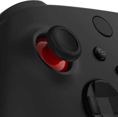 eXtremeRate Thumbsticks for Xbox Series X|S, 4PCS Replacement Joysticks Repair Kit for Xbox Wireless Controller, Custom Accessories Analog Stick for Xbox One S/X/Elite Controller - Carmine Red & Black in Kuwait