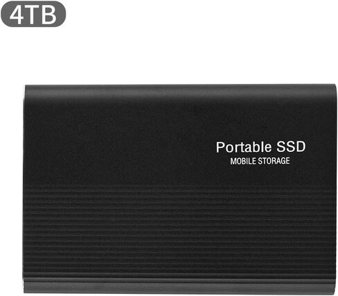 محرك الأقراص المحمول Mersuii المحمول ذو الحالة الصلبة لأجهزة الكمبيوتر المحمول ونظام التشغيل Windows 7 محرك الأقراص الصلبة ناقل الحركة عالي السرعة باللون الأسود سعة 8 تيرابايت in Kuwait