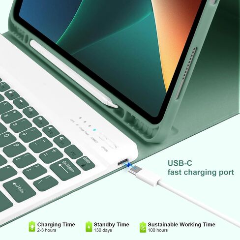 TaIYanG Keyboard Case for iPad Air 13-inch, Detachable Bluetooth Keyboard in Saudi Arabia