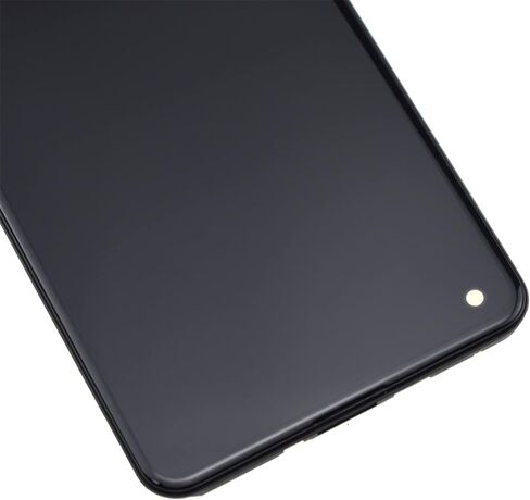 مجموعة محول رقمي بشاشة LCD كاملة تعمل باللمس لموبايل سامسونج جالاكسي A21s SM-A217F SM-A217M مع مجموعة ادوات واطار شاشة مثبت باللون الاسود 6.5 بوصة in Saudi Arabia