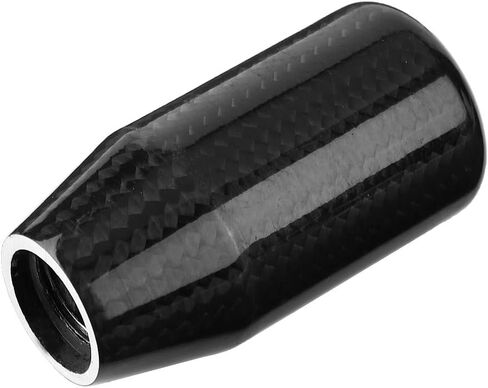 Qiilu Universal Shift Knob Carbon Fiber Manual Transmission Gear Stick Shifter Grip for Infiniti Scion Subaru Acura Jetta in Saudi Arabia
