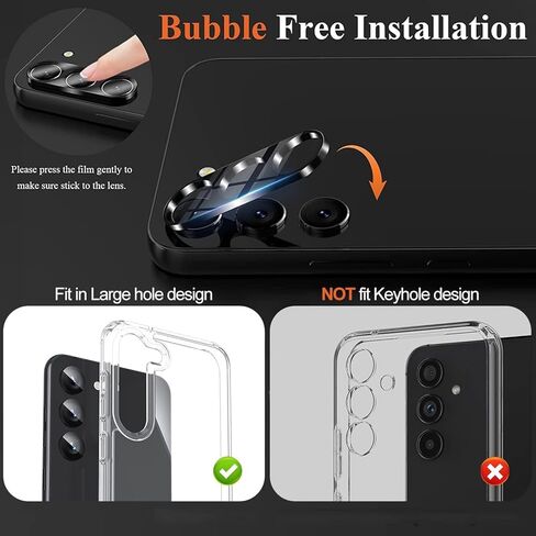 T Tersely [2+2 واقي شاشة للخصوصية من الزجاج المقوى 9H لهاتف Samsung Galaxy S24 Ultra 5G، مع إطار محاذاة التثبيت، يدعم فتح بصمات الأصابع، مضاد للخدش، مضاد للتجسس in Kuwait