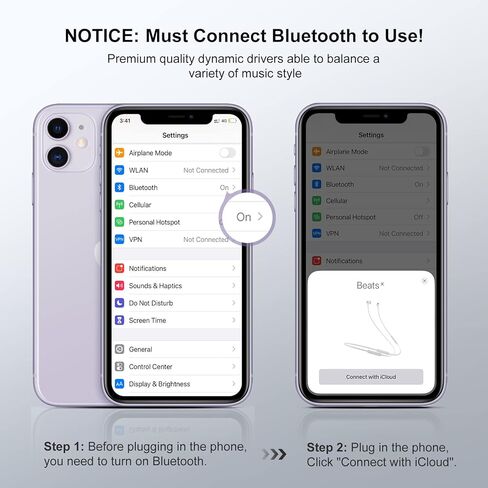 Coolden Wired Earbuds for iPhone 14/13/12/11 Earphones, in-Ear Headphones with Microphone Volume Control HiFi Stereo Headsets Compatible with iPhone 14 Pro/13Pro/12/11/XR/XS/X/7/7Plus/8/8Plus，Black in Kuwait