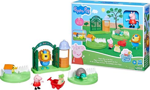 Peppa Pig Toys Peppa's Day at The Zoo Playset, 2 Figures and 6 Themed Accessories, 3-Inch Scale Preschool Toy for Kids Ages 3 and Up in Saudi Arabia