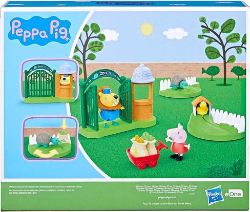 Peppa Pig Toys Peppa's Day at The Zoo Playset, 2 Figures and 6 Themed Accessories, 3-Inch Scale Preschool Toy for Kids Ages 3 and Up in Saudi Arabia
