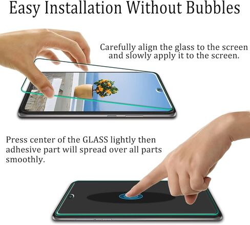 [2-Pack] KATIN For Moto G 5G, Moto One 5G Ace Tempered Glass Screen Protector No-Bubble, 9H Hardness, Easy to Install in Kuwait