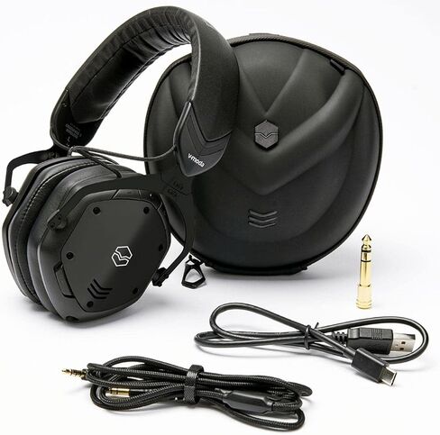 سماعات الرأس V-MODA Crossfade 3 اللاسلكية فوق الأذن، ميكروفون BoomPro متعدد الاتجاهات باللون الأسود غير اللامع in Kuwait
