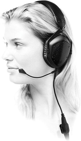 سماعات الرأس V-MODA Crossfade 3 اللاسلكية فوق الأذن، ميكروفون BoomPro متعدد الاتجاهات باللون الأسود غير اللامع in Kuwait