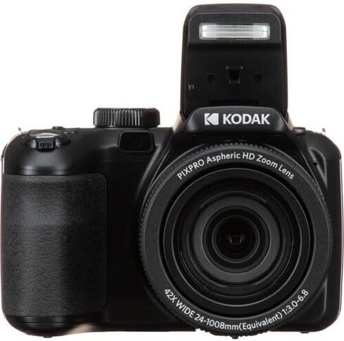 Kodak PIXPRO AZ425 Digital Camera Bundle, Includes: SanDisk 128GB SDXC Memory Card, Small Camera Bag, SD Card Reader and More (6 Items) (Black) in Saudi Arabia