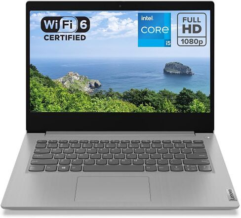Lenovo Ideapad 3 14" FHD(1920 x 1080) Laptop, Intel Core i5-1135G7 Quad-core (2.4GHz), HDMI, Camera, Windows 11 Home, 20GB RAM, 1TB SSD, Intel Iris Xe Graphics, Platinum Grey, EAT 64GB SD Card in Saudi Arabia