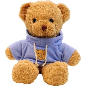 BIUBIULOVE Teddy Bear Stuffed Animal, Soft Cuddly Stuffed Plush Bear, Gifts for Kids Baby Toddlers on Baby Shower, Valentine's Day (Pink, 12inch)