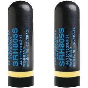 SRH805S Universal Walkie Talkie Short Replacement Antenna VHF/UHF 144/430/1200MHz SMA-Male Antenna for BTECH PUXING Kenwood HYT Radios(2 Pack) in Saudi Arabia