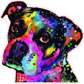 Enjoy It Dean Russo Cat Vinyl Stickers Decal for Cars and Windows | Outdoor-Rated Vinyl Decal For Cars, Windows, Bumpers, Laptops, And Crafts Featuring Dean Russo Pit Bull Artwork in Saudi Arabia