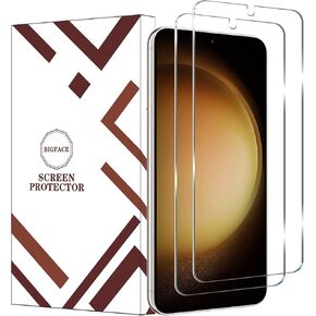 واقي شاشة من الزجاج المقوى Galaxy S22/Galaxy S23 [عبوة من قطعتين] [صديق للحافظة] [مضاد للخدش] [فتح بصمة الإصبع بالموجات فوق الصوتية] طبقة حماية زجاجية شفافة عالية الدقة لهاتف Samsung Galaxy S22/Samsung Galaxy S23 in Kuwait