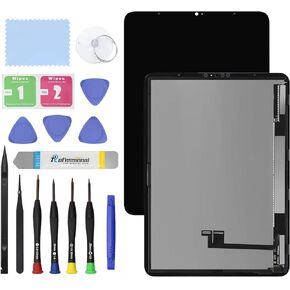GBOLE 11 بوصة استبدال شاشة جديدة لجهاز iPad Pro 11 2021 الجيل الثالث والرابع A2377 A2459 A2301 A2460 2022 A2435 A2761 A2762 A2759 OLED LCD مجموعة ومحول رقمي يعمل باللمس الزجاجي طقم إصلاح ممتاز مع أدوات