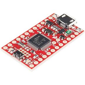 معالج SparkFun SAMD21 Mini Breakout 32 بت ARM Cortex-M0+ مع محولات فلاش 256 كيلو بايت تناظري إلى رقمي ومن رقمي إلى تناظري (ADC & DAC) RAW: 3.5 فولت - 6.0 فولت in Kuwait