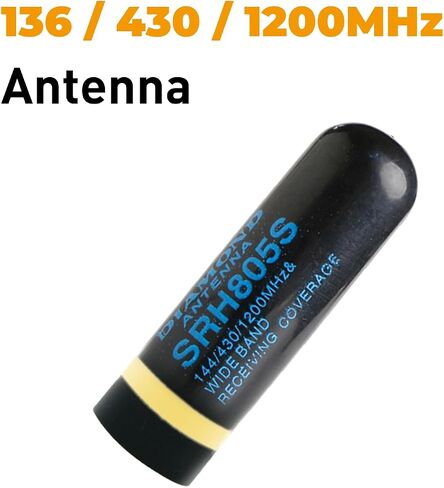 SRH805S Universal Walkie Talkie Short Replacement Antenna VHF/UHF 144/430/1200MHz SMA-Male Antenna for BTECH PUXING Kenwood HYT Radios(2 Pack) in Saudi Arabia