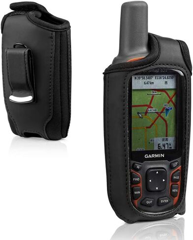 Black Carrying Case for Garmin GPSmap 62 62s 62st 62sc 62stc 64 64s 64st 64sc - Protective Cover - Handheld GPS Navigator Accessories in Kuwait