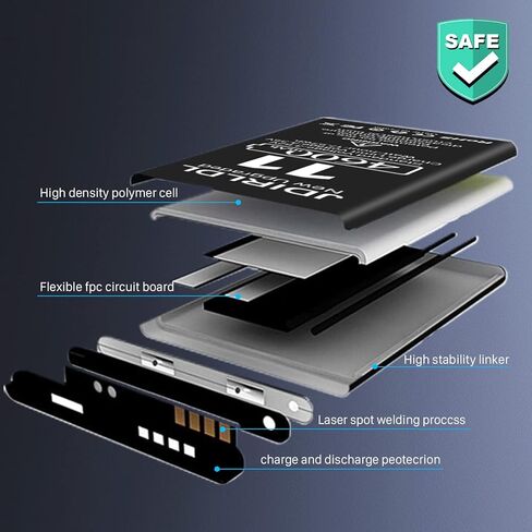 4600mah Battery for iPhone 11, (2023 New Version) High Capacity Li-ion Polymer Replacement Battery for iPhone 11 Compatible with A2111/A2221/A2223, with Full Repair Tools in Kuwait