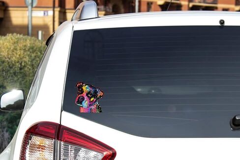 Enjoy It Dean Russo Cat Vinyl Stickers Decal for Cars and Windows | Outdoor-Rated Vinyl Decal For Cars, Windows, Bumpers, Laptops, And Crafts Featuring Dean Russo Pit Bull Artwork in Saudi Arabia
