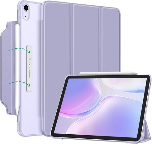 Fintie SlimShell Case for iPad Air 11-inch M2 (2024), iPad Air 5th Generation (2022) / iPad Air 4th Gen 10.9 Inch - [Magnetic Clasp] Lightweight Stand Case with Frosted Back Cover, Lilac Purple in Saudi Arabia