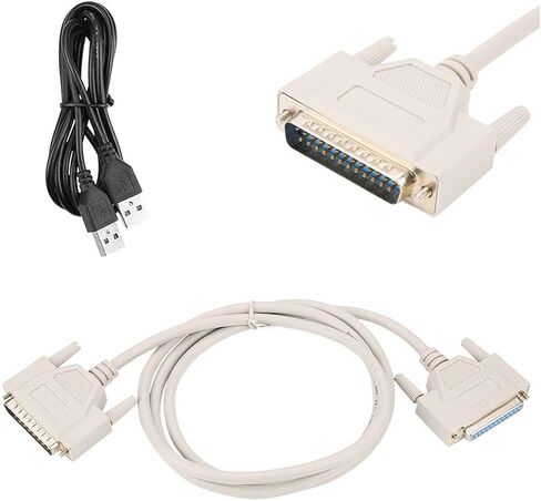 DAOKI DC 12-24V CNC Breakout Board 5 محور Mach3 واجهة لوحة مقرنة بصرية، مع كابل منفذ متوازي كابل USB XH2.54 4P كابل لسائق محرك متدرج MACH3 in Kuwait