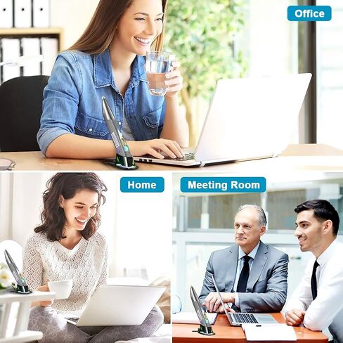 Jhua Wireless Optical Pocket Pen Mouse, 2.4GHz USB Wireless Mouse Pen with Stylus Function Adjustable 800/1200/1600 DPI Handwriting Rechargeable Pen Mouse Wireless for Laptop Android Tablet PC (Grey) in Kuwait