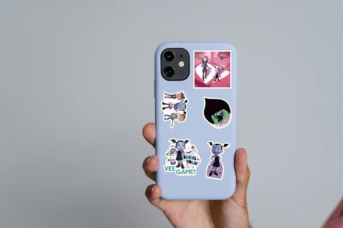 50 قطعة من ملصقات فامبيرينا الجمالية الملونة من الفينيل مقاومة للماء لزجاجة المياه واللابتوب وممتص الصدمات والسيارة والدراجة والامتعة والجيتار ولوح التزلج in Kuwait