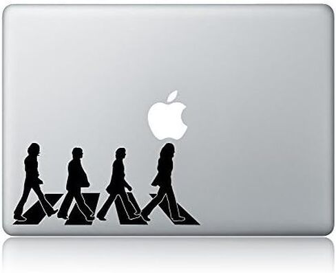 ستيكر لاصق من الفينيل لجهاز ابل ماك بوك واللابتوب من ذا بيتلز ابي رود in Kuwait