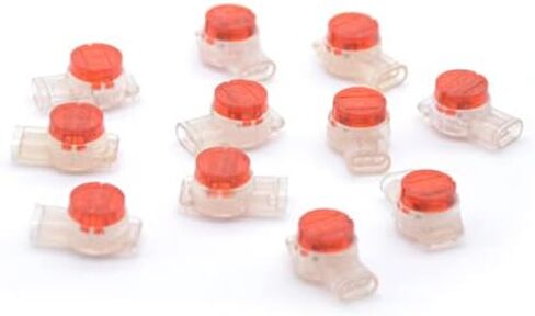 YOLISTIC (Pack of 221) Wire Connectors Assortment Kit include UY / K1, UY2 / K2, UR / K3, UR2 / K3, and UG / K5 Wire Butt Splice with Crimping Pliers in Saudi Arabia