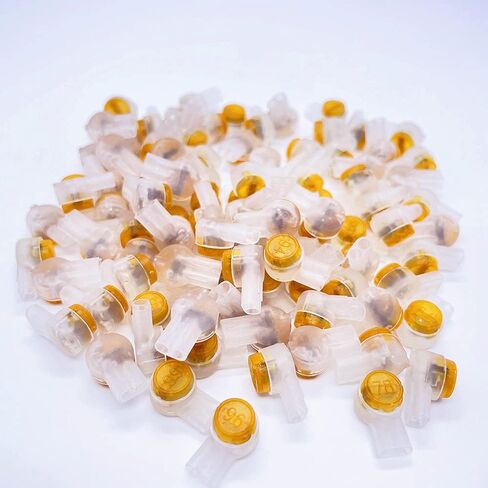 YOLISTIC (Pack of 221) Wire Connectors Assortment Kit include UY / K1, UY2 / K2, UR / K3, UR2 / K3, and UG / K5 Wire Butt Splice with Crimping Pliers in Saudi Arabia