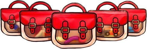 حقائب هدايا الحفلات ذات المقبض العلوي باللونين الأحمر والأزرق من Trendybag، وحقائب هدايا Grip n 'Seal مع قاعدة واقفة، وحقائب أعياد الميلاد، 20 قطعة (كبيرة، ألوان مختلطة) in Saudi Arabia