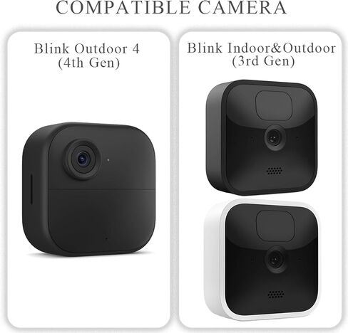 حامل نافذة VVHOOY متوافق مع Blink Outdoor&Indoor (الجيل الثالث)/4 كاميرات خارجية (الجيل الرابع)، دعامة تثبيت لاصقة لكاميرا الأمان بدون حفر ولا انعكاس للنوافذ الزجاجية ذات اللوحة الواحدة (عبوتان) in Kuwait